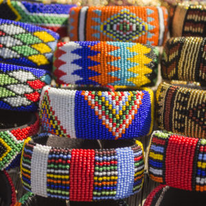 African beaded bangles
