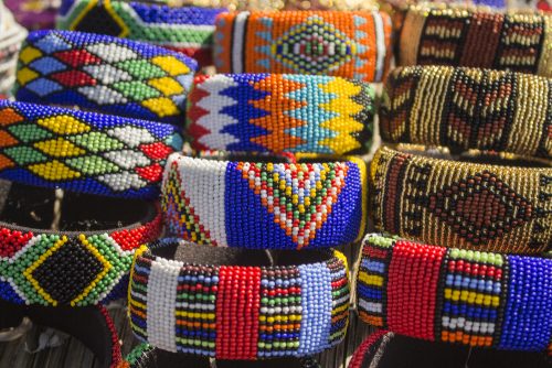 African beaded bangles