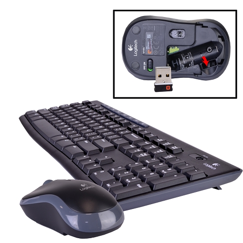 MK270 2.4GHz Wireless Multimedia Keyboard & Optical Mouse Kit All Travel Essentials