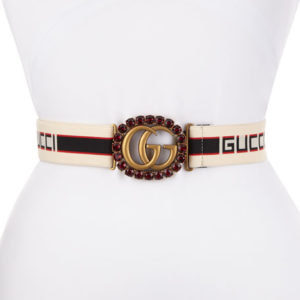 Gucci Elastic Stripe Belt