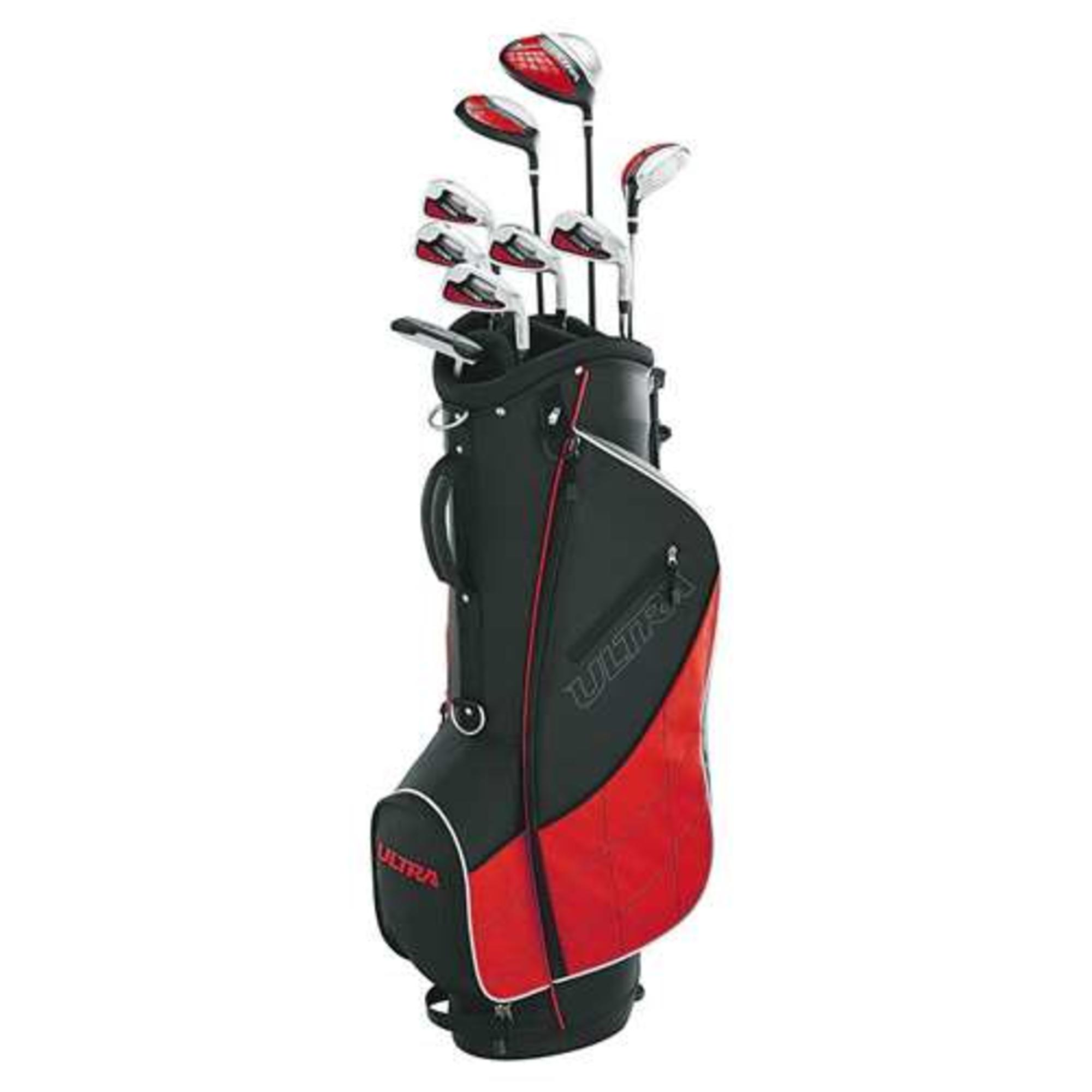 Wilson Ultra Mens Complete Left Handed Golf Club Set with Stand Bag ...