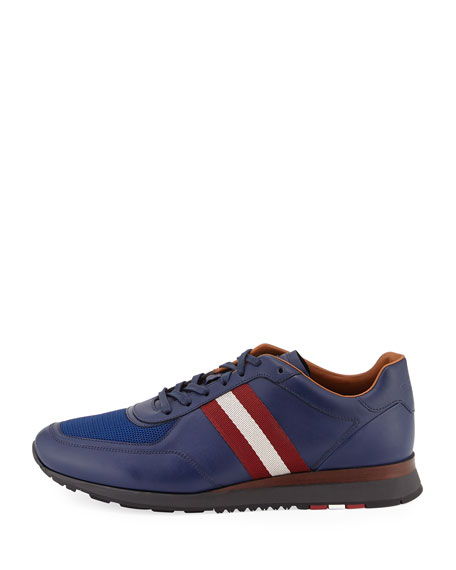 bally blue sneakers