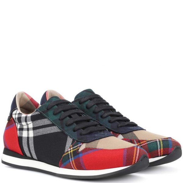 burberry plaid sneakers