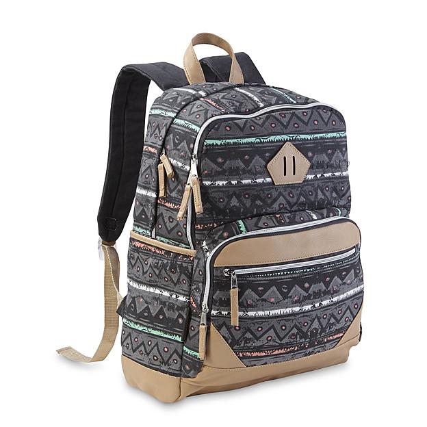 tribal print backpack