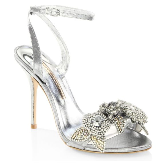 silver sophia webster heels