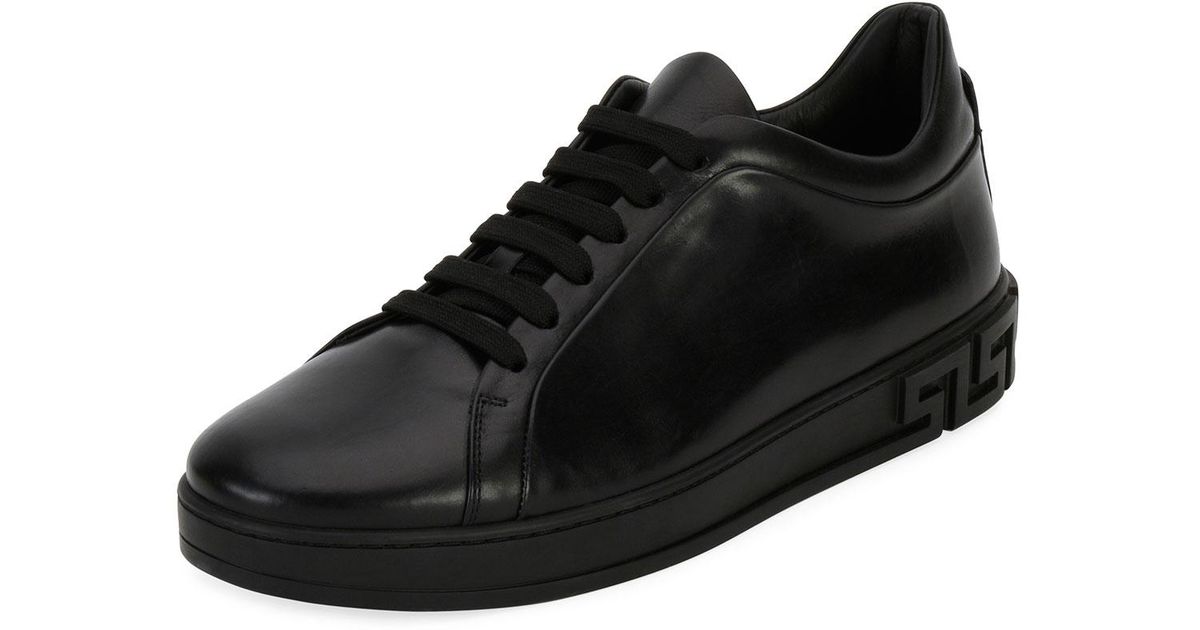 all black versace sneakers