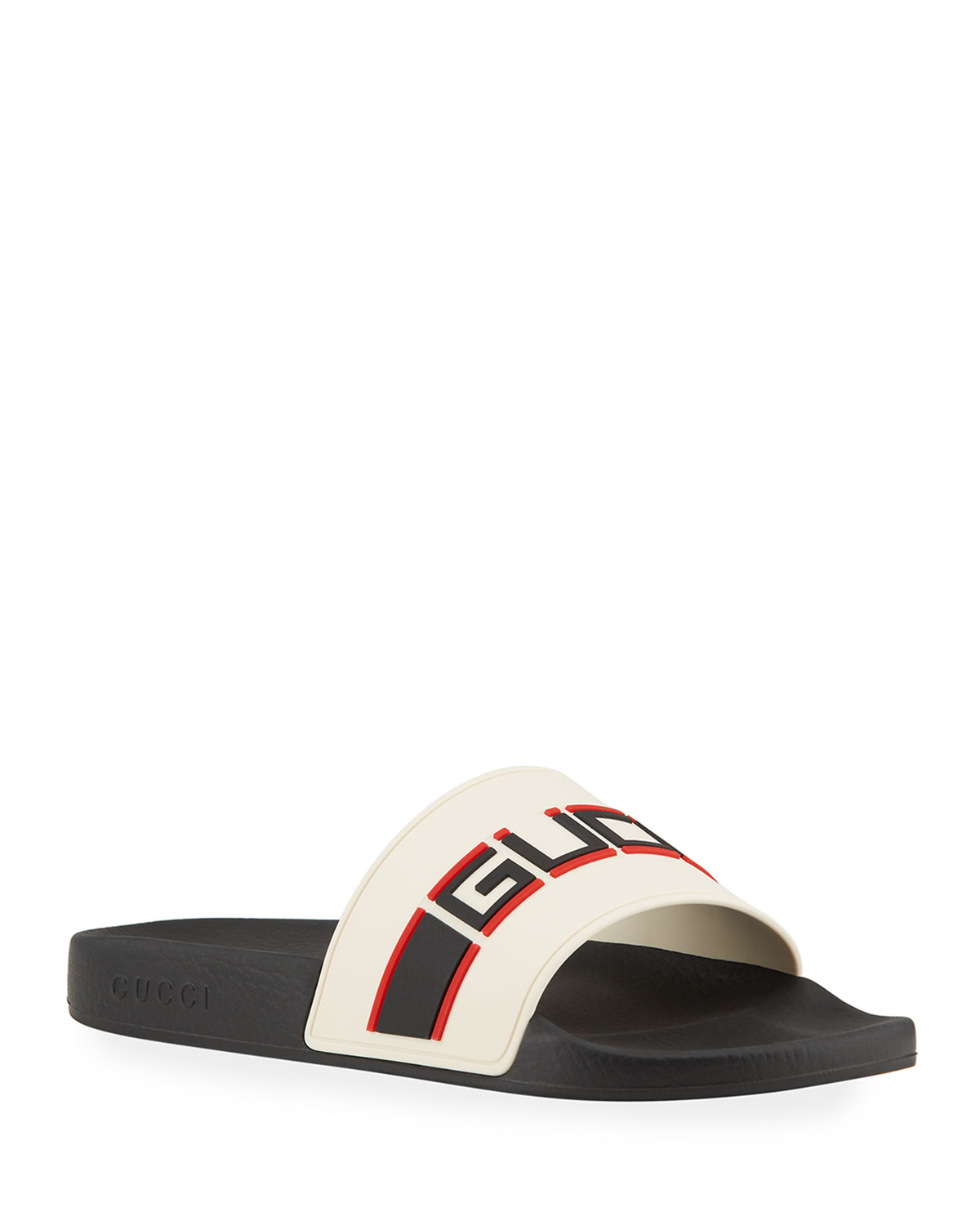 Gucci Stripe Rubber Slide Sandal Red Top Sellers, UP TO 58% OFF 