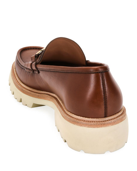 ferragamo lug sole loafer