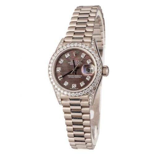 ROLEX LADY PRESIDENT 79159 WHITE GOLD DIAMONDS - Image 3