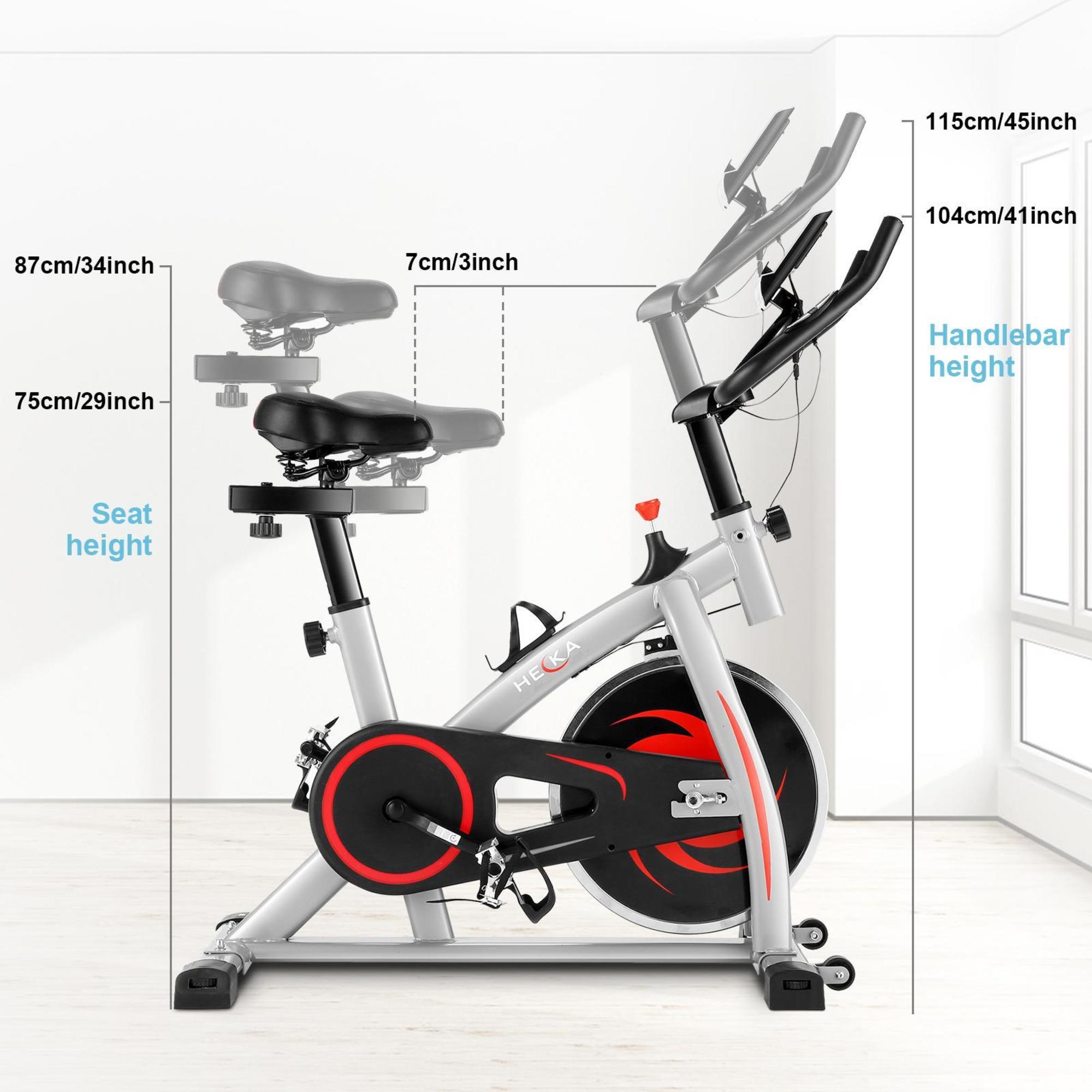 HEKA Indoor Cycle Exercise Bike Home Gym Cycling Bike Workout